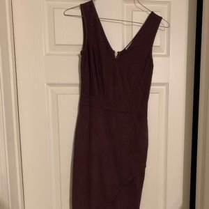 Maroon cocktail dress